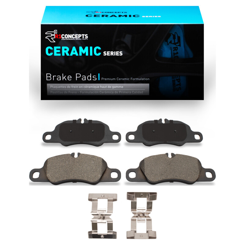 Porsche Cayman Brake Pads - Front - R1 Concepts - Ceramic - `09-`23